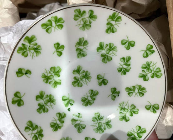 Lucky Colleen Saucer for Demitasse Cup