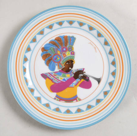ISV1 Salad/Dessert Plate by Island Flava