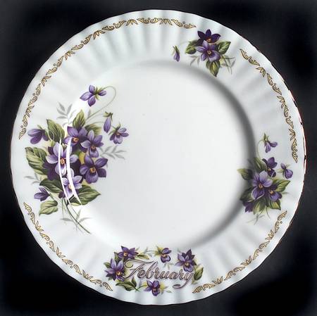 Bouquet of The Month Salad Plate