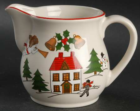 The Joy of Christmas (Smooth, Red Trim) Creamer
