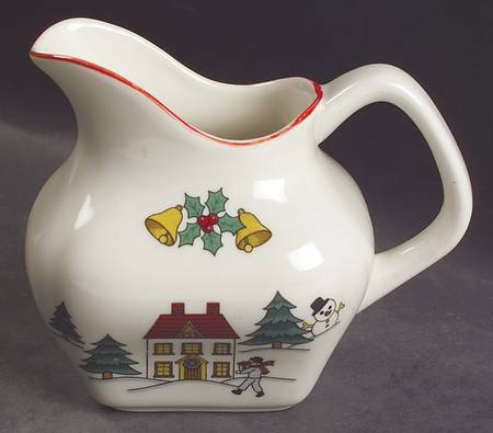 The Joy of Christmas (Smooth, Red Trim) Creamer