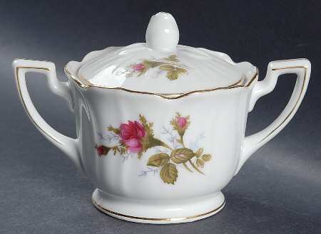 Bella Rose Sugar Bowl & Lid
