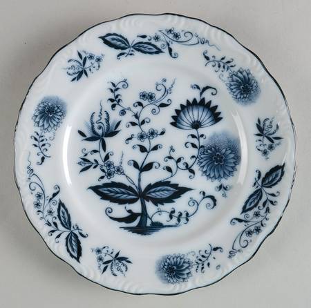 Blue Onion Salad Plate