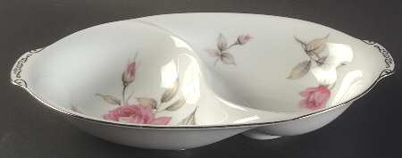 Melody 11" Oval Divided Vegetable Bowl