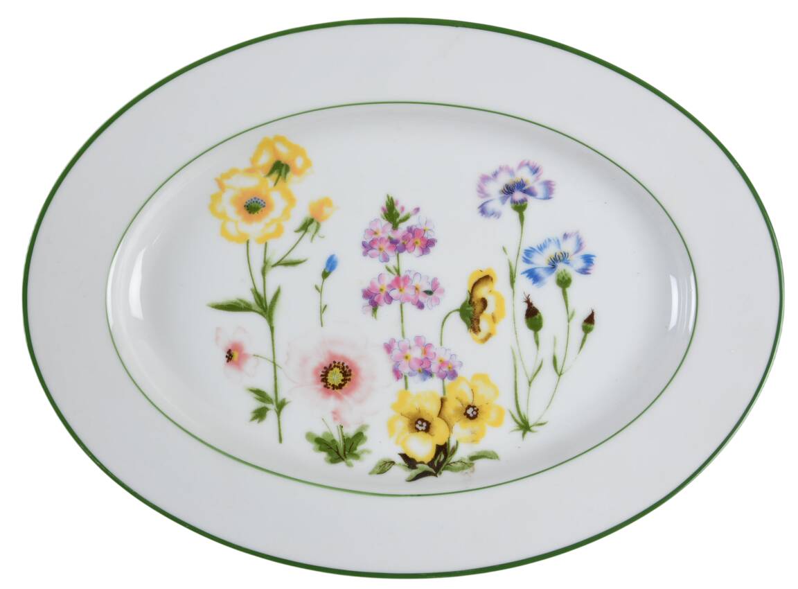 Vanessa 12" Oval Serving Platter