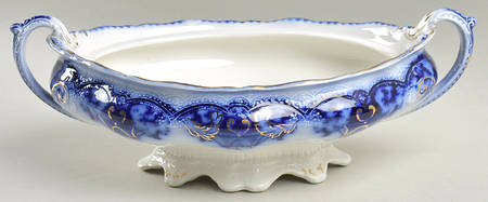 The Blue Danube Oval Vegetable No Lid