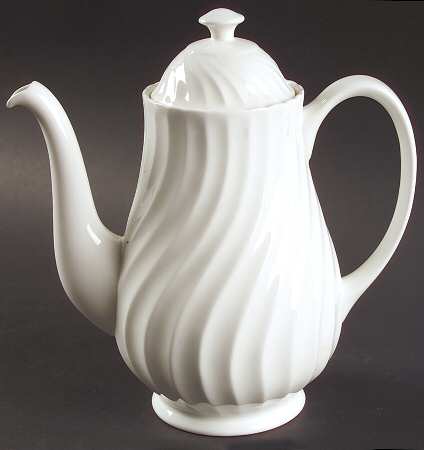 Canterbury (Bone China) Coffee Pot & Lid