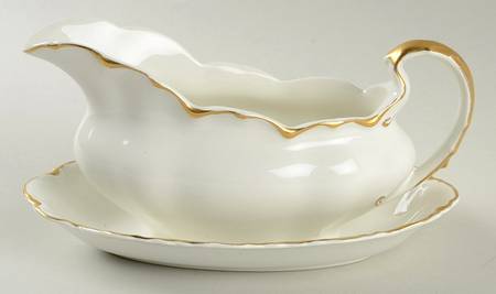 Chantilly Gold Gravy Boat & Underplate