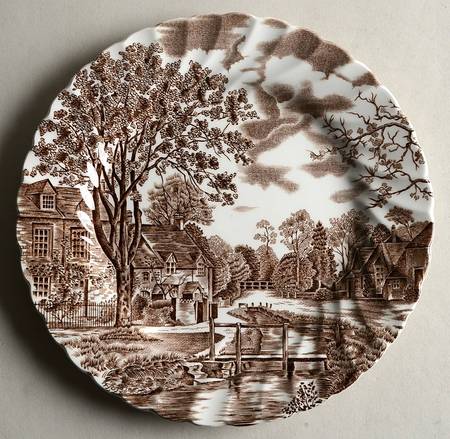 Cotswold Brown Salad Plate