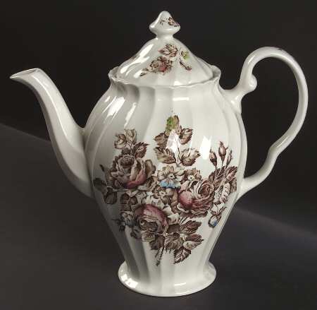 Devon Sprays Brown Multicolor Coffee Pot & Lid