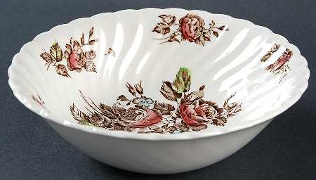 Devon Sprays Brown Multicolor Coupe Cereal Bowl