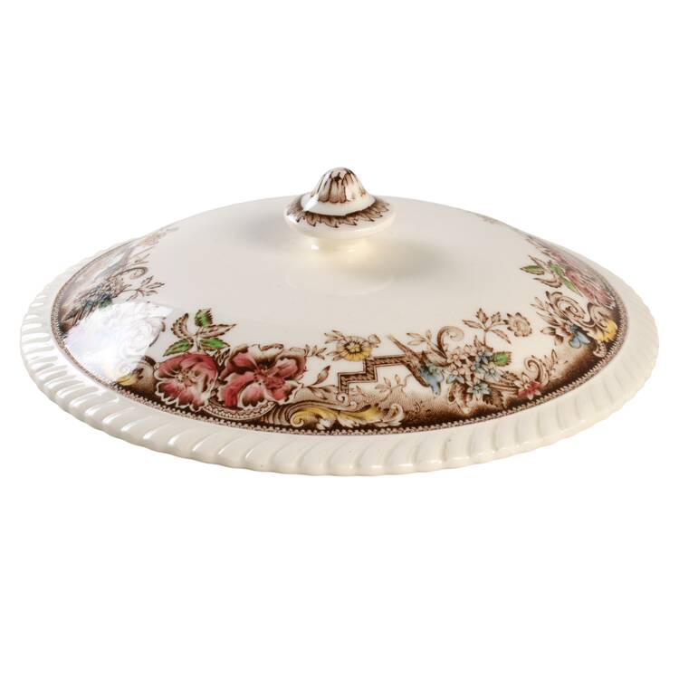 Devonshire Brown Multicolor Lid for Round Vegetable