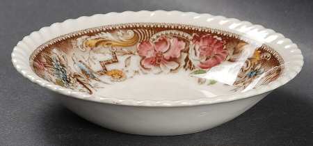 Devonshire Brown Multicolor Fruit/Dessert (Sauce) Bowl