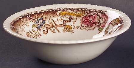 Devonshire Brown Multicolor Coupe Cereal Bowl