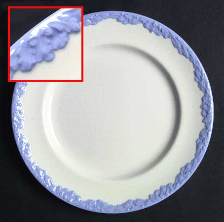 English Oak (Light Blue Embossed Edge) by Johnson Brothers