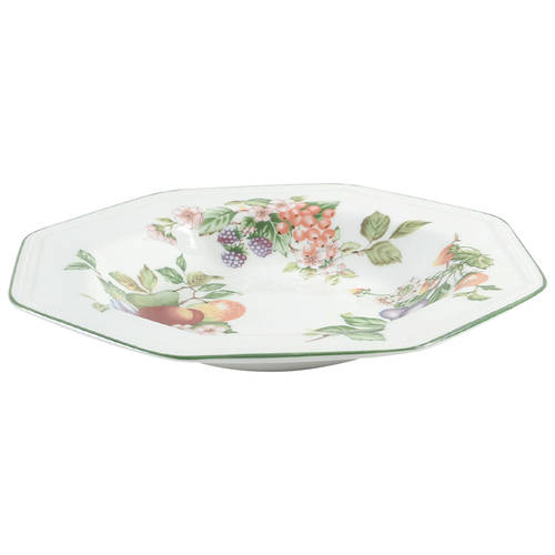Fresh Fruit Large Rim Soup Bowl