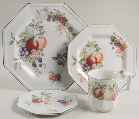 Fresh Fruit 4 Piece Place Setting