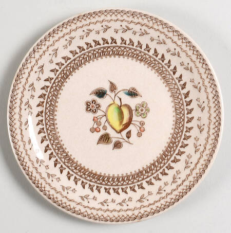 Fruit Sampler (Older) Bread & Butter Plate by Johnson Brothers