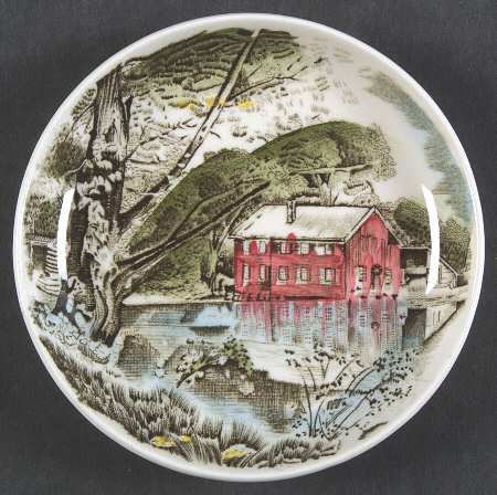 Friendly Village, The ("Made in England" Backstamp) Coaster