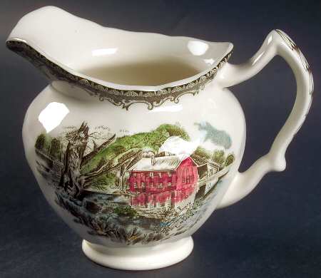 Friendly Village, The ("Made in England" Backstamp) Creamer