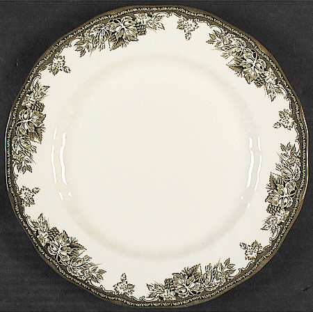 Friendly Village, The ("Made in England" Backstamp) Accent Dinner Plate