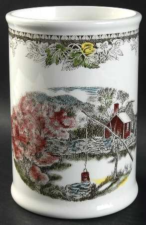 Friendly Village, The ("Made in England" Backstamp) Utensil Holder