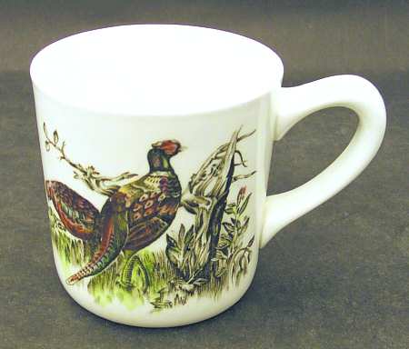 Game Birds White Mug