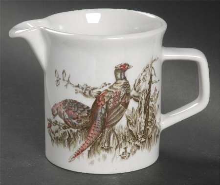 Game Birds White Creamer