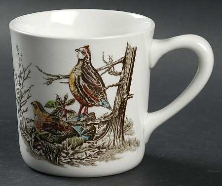 Game Birds White Mug