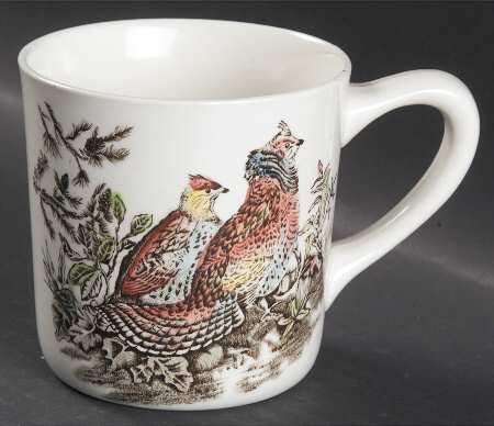 Game Birds White Mug
