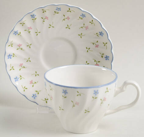 Melody Flat Cup & Saucer Set