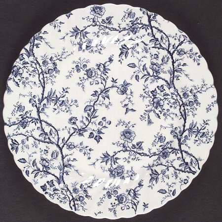 Old Bradbury Blue (White Background) by Johnson Brothers