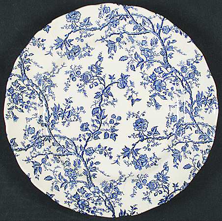 Old Bradbury Blue (Cream Background) by Johnson Brothers
