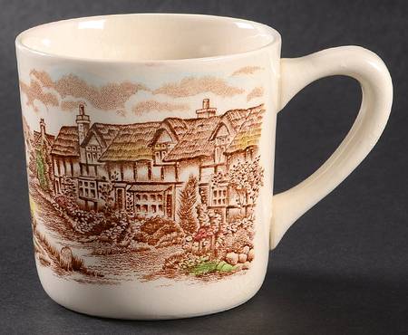 Olde English Countryside Brown Multicolor Mug