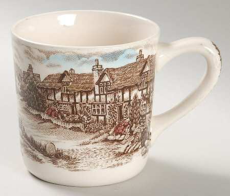 Olde English Countryside Brown Multicolor Mug