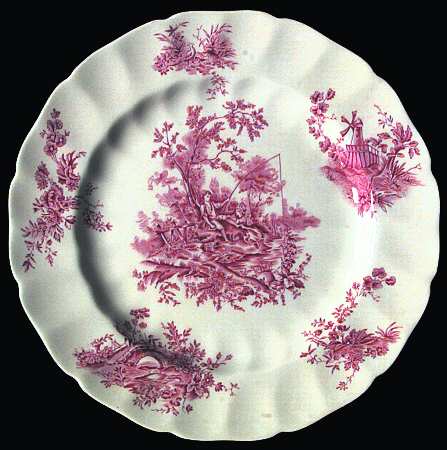 Pastorale Toile De Jouy Pink by Johnson Brothers