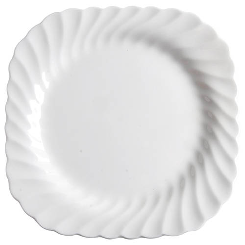 Regency (Made in England, Earthenware Ironstone) Square Salad Plate
