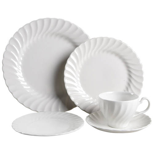 Regency (Made in England, Earthenware Ironstone) 5 Piece Place Setting