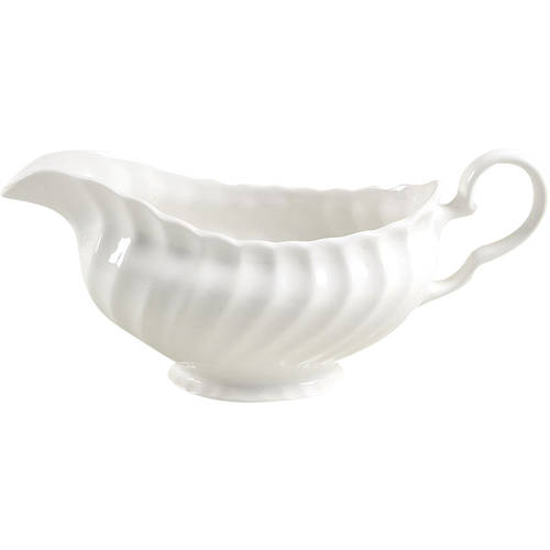 Regency (Made in England, Earthenware Ironstone) Gravy Boat