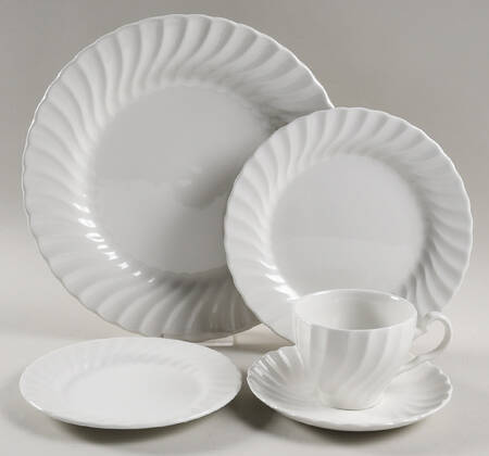 Regency (Made in England, Earthenware Ironstone) 40 Piece Estate Set