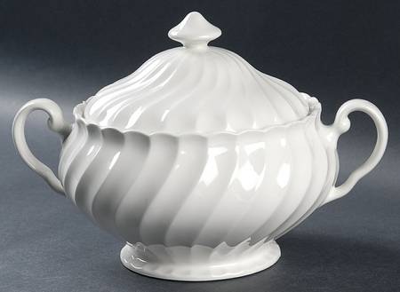 Regency (Made in England, Earthenware Ironstone) Round Covered Vegetable