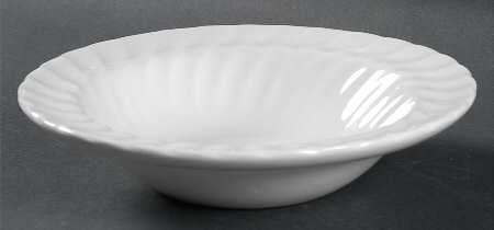 Regency (Made in England, Earthenware Ironstone) Rim Fruit/Dessert (Sauce) Bowl