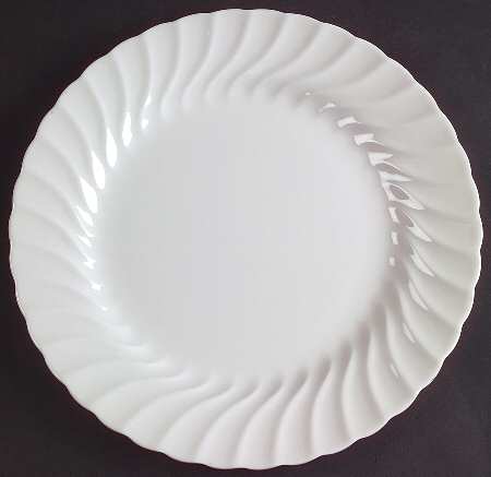 Regency (Made in England, Earthenware Ironstone) Luncheon Plate