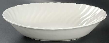 Regency (Made in England, Earthenware Ironstone) 9" Oval Vegetable Bowl