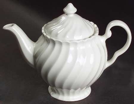 Regency (Made in England, Earthenware Ironstone) Small Teapot & Lid