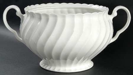 Regency (Made in England, Earthenware Ironstone) Tureen No Lid