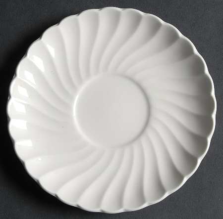 Regency (Made in England, Earthenware Ironstone) Saucer for Cream Soup Bowl