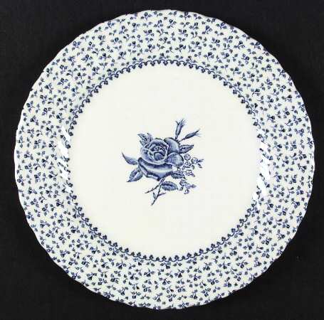 Rose Bouquet Blue by Johnson Brothers