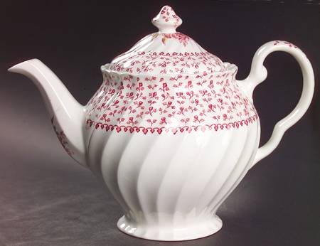 Rose Bouquet Pink Teapot & Lid