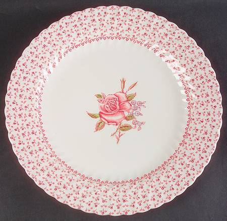 Rose Bouquet Pink 12" Chop Plate (Round Platter)